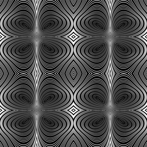 Black with white abstract seamless pattern vector set 26  