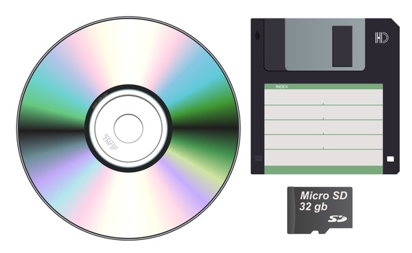 CD und SD-Vorlage-Vektor  