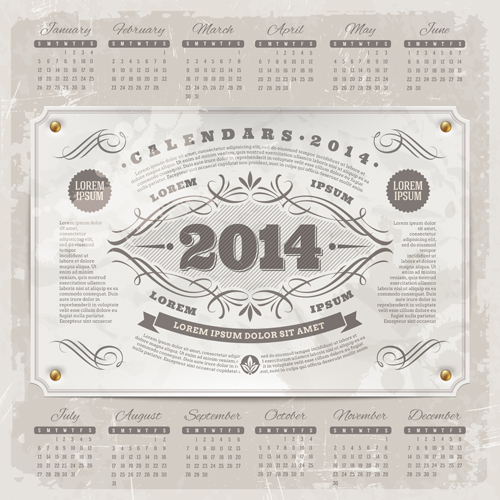 カレンダー 2014年ベクトル膨大なコレクション 41  