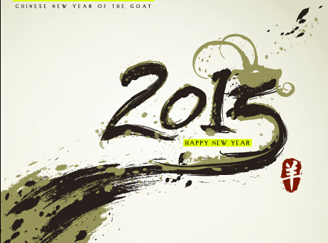 Chinese style 2015 new year vecor 02  