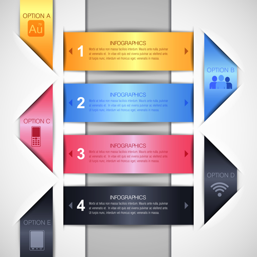 Creative infographics design options elements 01  