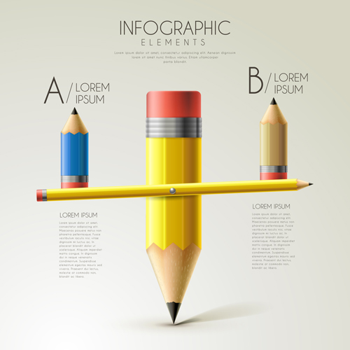 Education infographic template vector grapihcs 03  