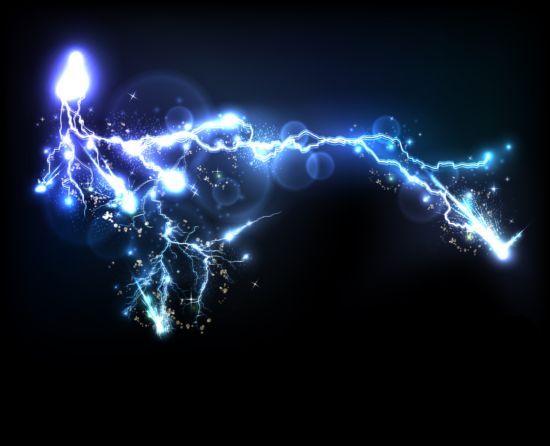 Lightning flash stick background vector 03  