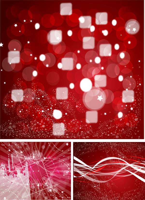 Halation Dynamic background vector  