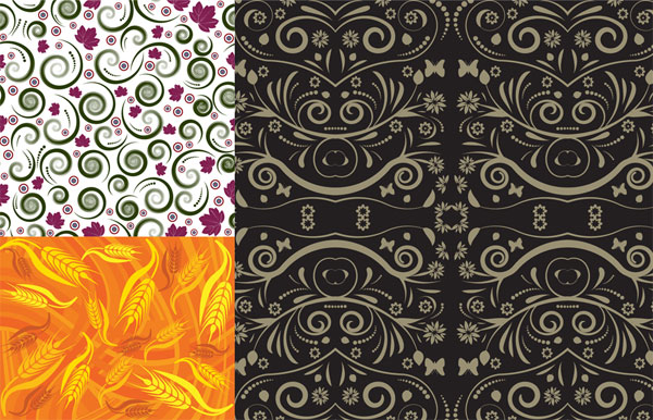 beautiful decorative pattern background Vector  