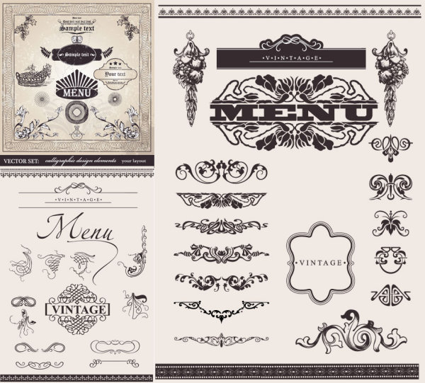 Ornate decorative Border vector  