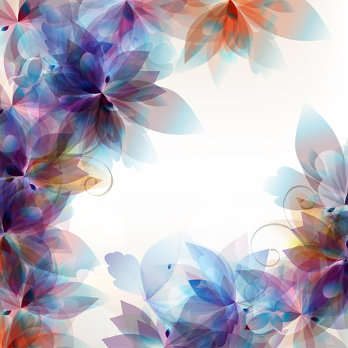 Abstract floral background graphics vector  