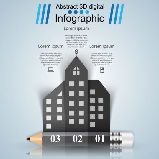 Бизнес-Инфографика креативный дизайн 4523  