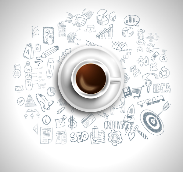Kaffee infographics kreativer Designvektor 06  
