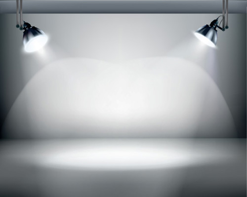 Object Lighting floodlight Effect design vector 06  