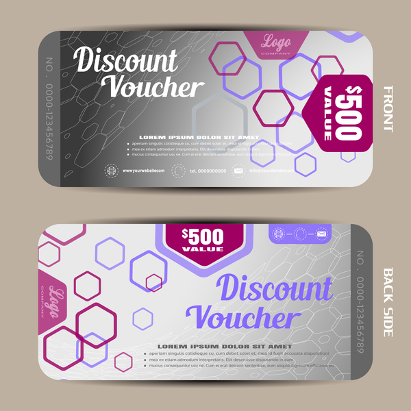 Modern discount voucher template vector 06  