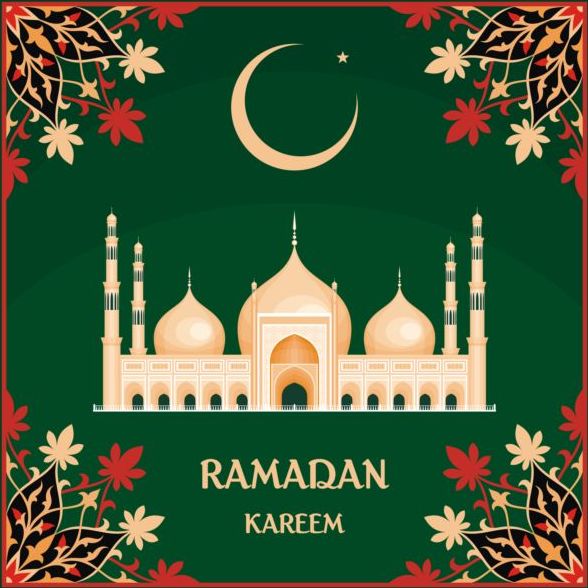 Ramadan Mubarak Hintergrund Design Vektor 05  