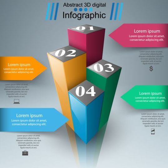 Бизнес-Инфографика креативный дизайн 4522  