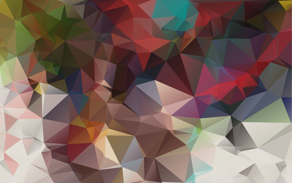 Complicated polygon geometric background vector 01  