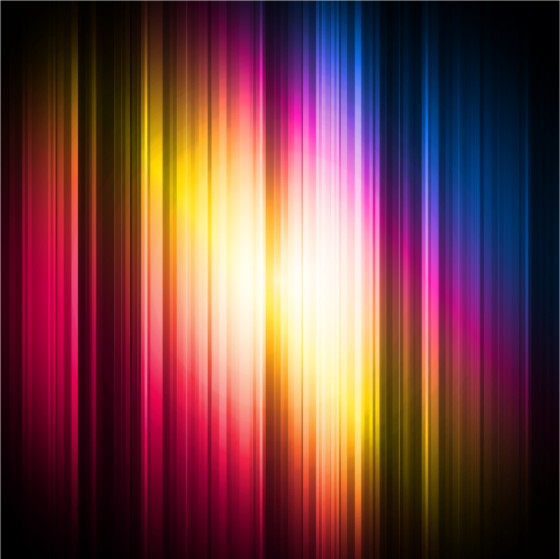 Multicolor light backgrounds vector  