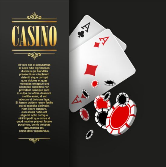 Vector casino games achtergrond Graphic 03  