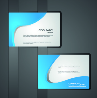 Classic business cards design vector 04  