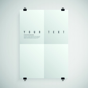 Blank paper vector background 04  