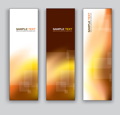 Creative modern banners set vector 08  