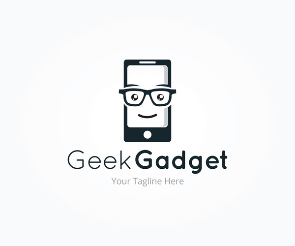 vecteur de logo geek gadget  