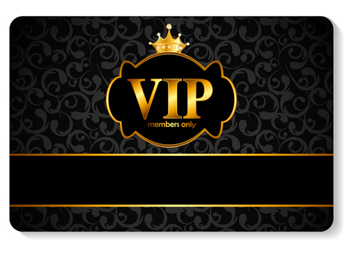 luxurious VIP members cards design vectors 09  