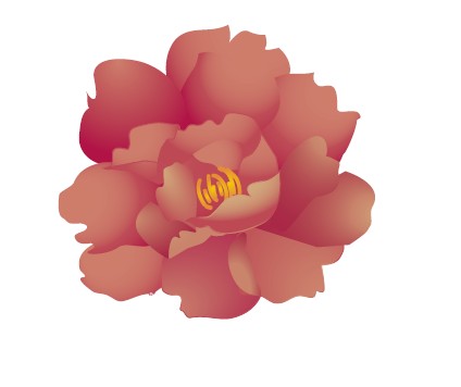 Vivid Flower vector graphic  