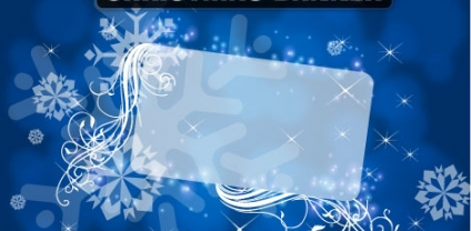Christmas banner vector material  