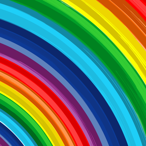 Colorful Rainbow Backgrounds vector graphics  