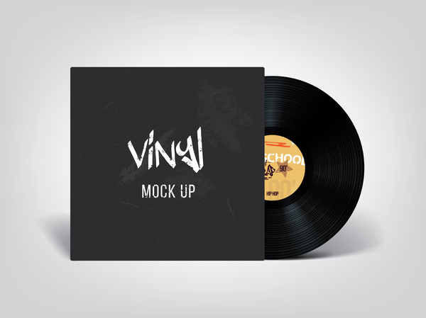 Vinyl Record Vektor Material 01 abgedeckt  