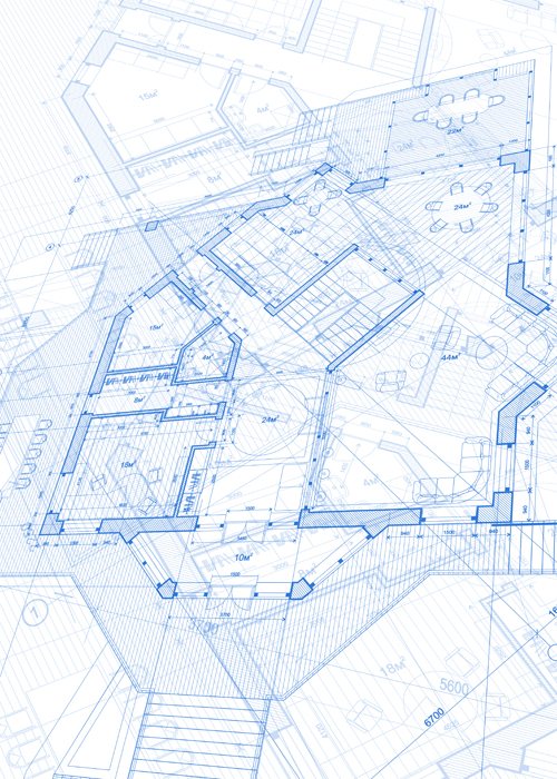 Creative architecture blueprint design vector 06  