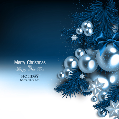 Shiny Christmas Holiday background vectors 01  