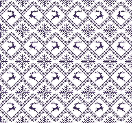 Simple christmas pattern seamless vectors 05  