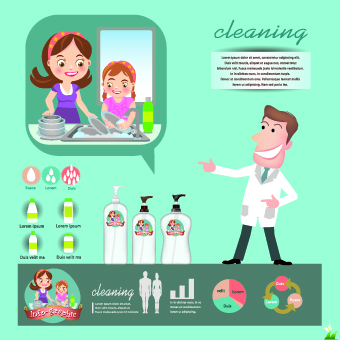 Creative teeth care infographics vectors 04  