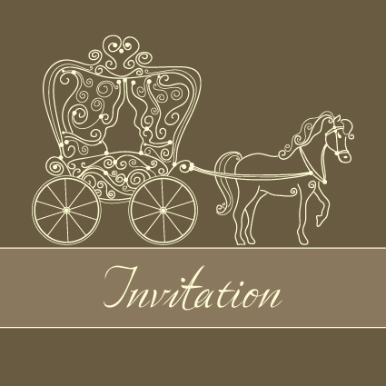 Set of Wedding Invitation cards design vector 02  