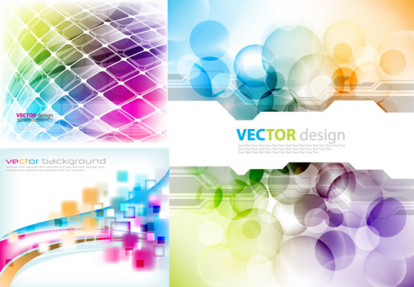 Abstract colored fantasy background vector  