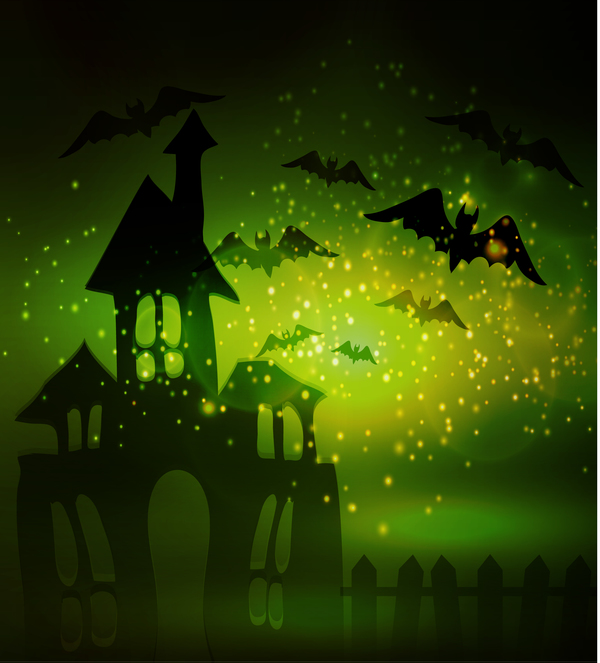 Halloween Horror Nacht Hintergrund Vektoren 01  