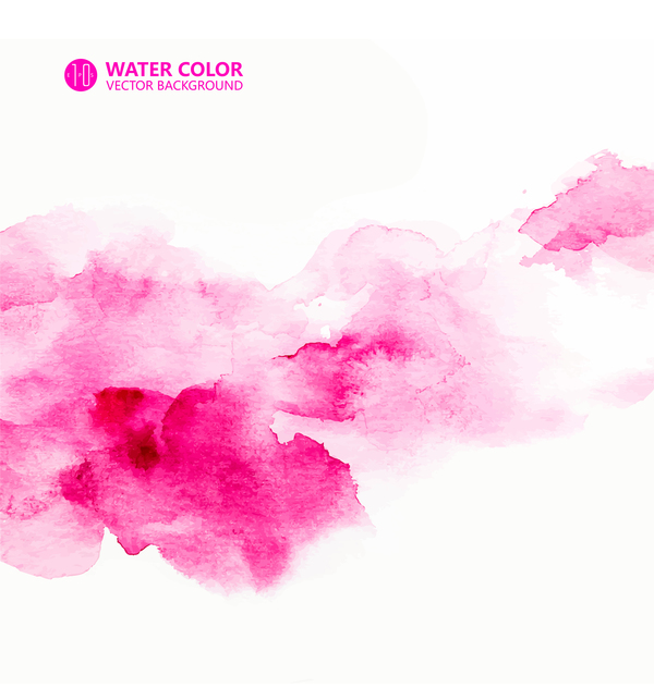 Water color paint vector background 05  