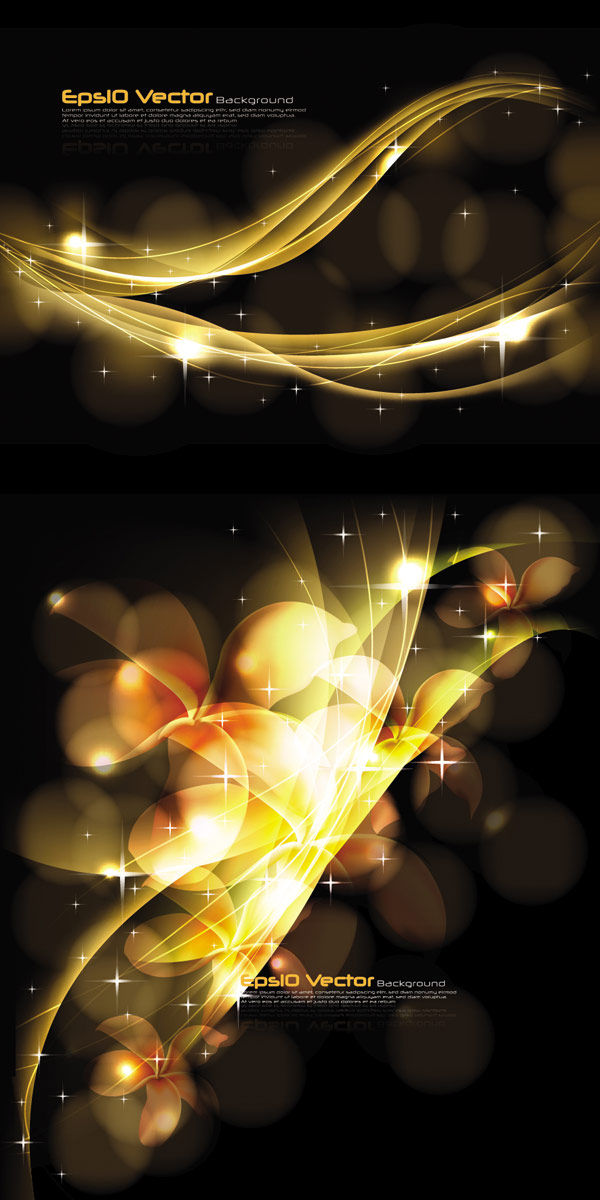 Stunning dynamic background 01 vector  