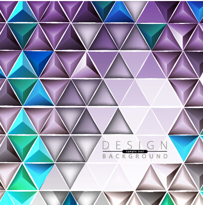 3D geometry shiny background graphic vector 03  