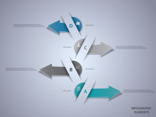 Business infographic kreativ design 4424  