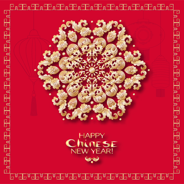 Hintergrund-Vektormaterial 09 des Chinesischen Neujahrsfests 2018  