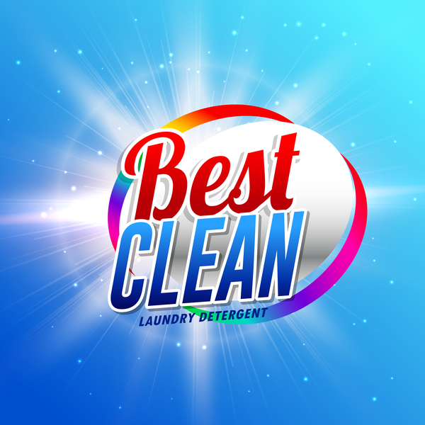 Clean supplies advertising illustration vector 10  