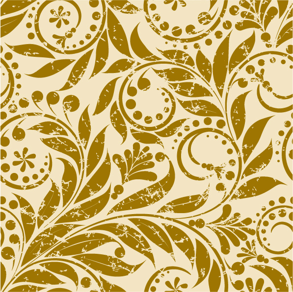 Elegant floral design vector pattern 05  