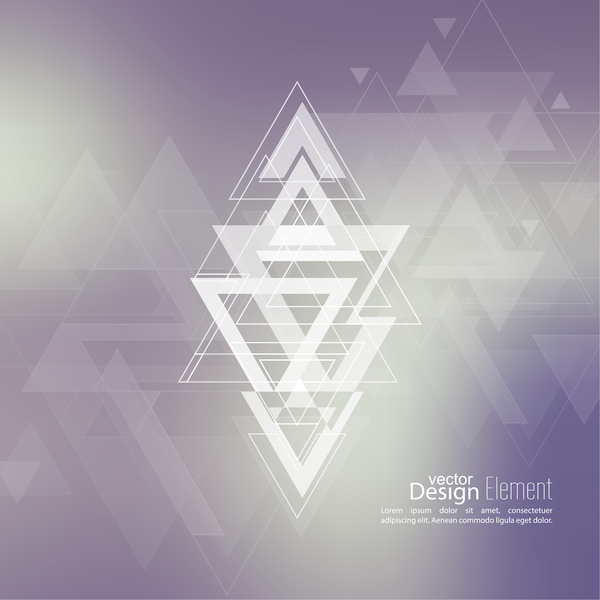 Elegant triangle abstract backgrounds vector 10  