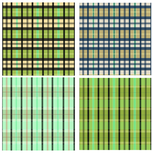 Fabric seamless patterns design set 04  