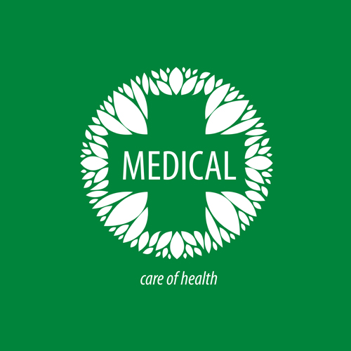 Green medical health logos design vector 11  