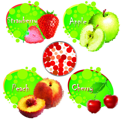 Different Juice Labels design vector 02  