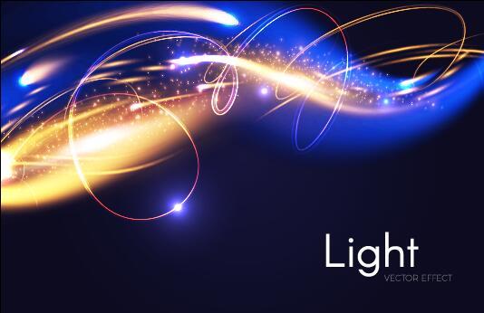 Light effect abstract vector background 01  