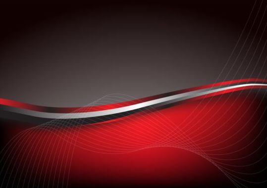 Stylish red abstract background vector 03  