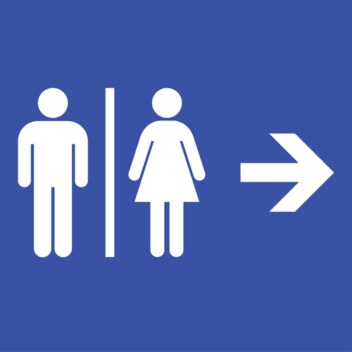 Vector toilet sign man and woman design 08  